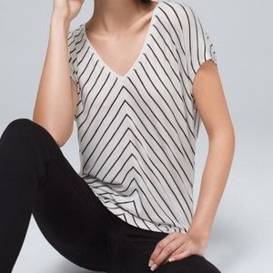 White house black market Jetsetter tee